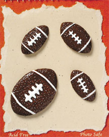 football scrapbook embellishments