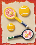 tennis scrapbook embellishments