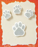 Silver paws team spirit scrapbook embellishments