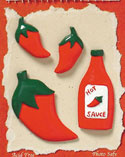 hot sauce food scrapbook embellishments