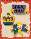 mardi gras scrapbook embellishments