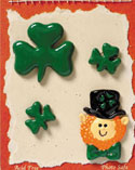 St. Patrick's Day scrapbook embellishments