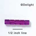 B1006 - 6 mm Resin Cube Bead - Purple (12 per package)