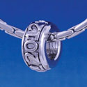 B1235 tlf - Antiqued Band Bead 