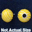 B1438 tlf - 10mm Water Polo Ball - Silver Plated Bead (6 per package)