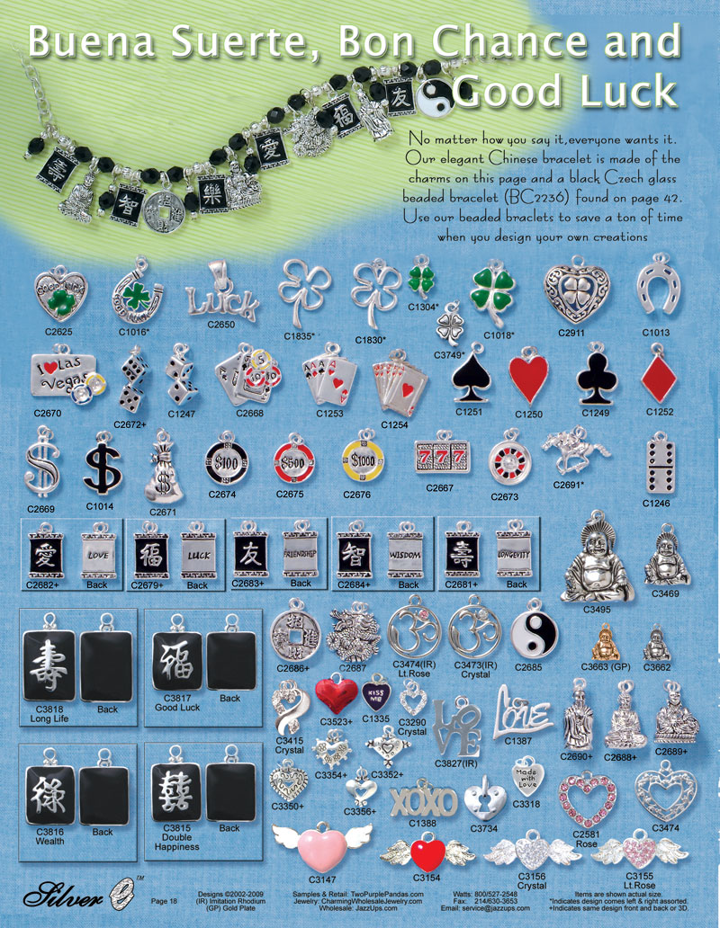 Chinese gambling charms