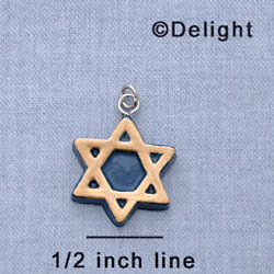 7082 - Star Of David - Resin Charm (12 per package)