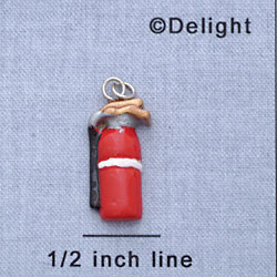 7132 - Fire Extinguisher Red - Resin Charm (12 per package)
