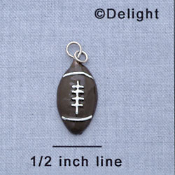 7143 - Football - Resin Charm (12 per package)