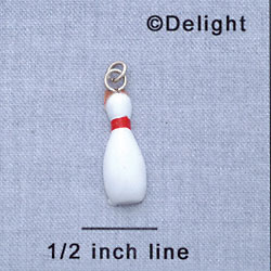 7149 - Bowling Pin - Resin Charm (12 per package)