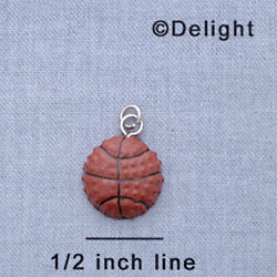 7151 - Basketball - Resin Charm (12 per package)