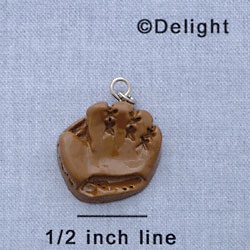 7158 - Baseball Glove - Resin Charm (12 per package)