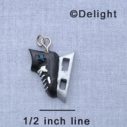 7165 tlf - Hockey Skate - Resin Charm (12 per package)