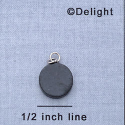 7169 tlf - Hockey Puck - Resin Charm (12 per package)