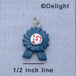 7170 - Ribbon 1St Place - Resin Charm (12 per package)