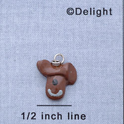 7218 - Saddle - Resin Charm (12 per package)