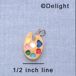 7219 - Paint Palette - Resin Charm (12 per package)