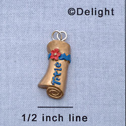 7226 - Title Document - Resin Charm (12 per package)