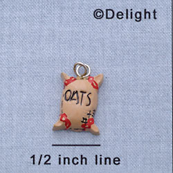 7227 - Bag Of Oats - Resin Charm (12 per package)