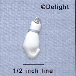 7269 - Cat White - Resin Charm (12 per package)