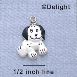 7274 - Dog Dalmatian Stand - Resin Charm (12 per package)