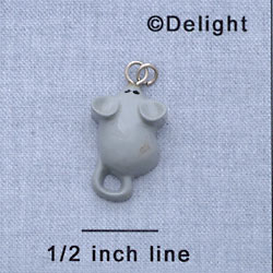7369 - Mouse Grey - Resin Charm (12 per package)