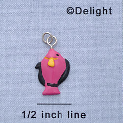 7381 - Fish Pink - Resin Charm (12 per package)
