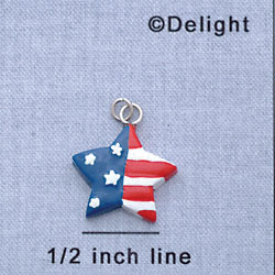 7389 tlf - Star USA - Resin Charm (12 per package)