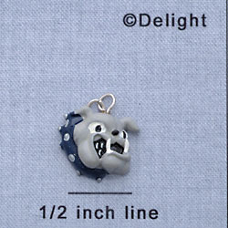 7438 - Bulldog - Resin Charm (12 per package)