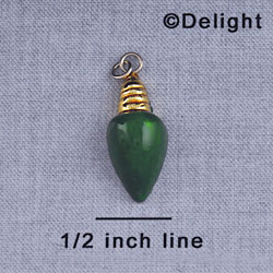 7456 - Light Gold Green - Resin Charm (12 per package)