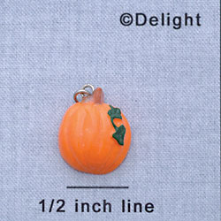 7469 tlf - Pumpkin - Resin Charm (12 per package)