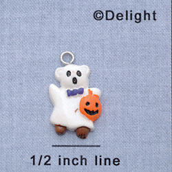 7474 - Ghost Bear - Resin Charm (12 per package)