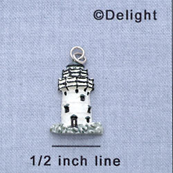 7535 - Light House - Resin Charm (12 per package)