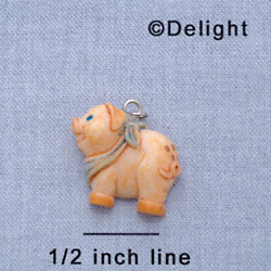 7536 tlf - Pig Kerchief - Resin Charm (12 per package)