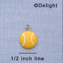 7634 tlf - Tennis Ball - Resin Charm (12 per package)