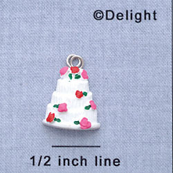 7670 - Wedding Cake Bright - Resin Charm (12 per package)