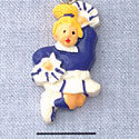 7013 - Cheerleader Purple - Resin Charm (12 per package)