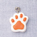 7042 tlf - Paw Orange - Resin Charm (12 per package)