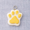 7046 - Paw Yellow - Resin Charm (12 per package)