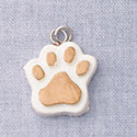 7050 - Paw Gold - Resin Charm (12 per package)