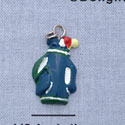 7070 - Golf Bag Blue - Resin Charm (12 per package)