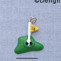 7071 tlf - 18Th Hole Green - Resin Charm (12 per package)