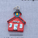 7104 - School House - Resin Charm (12 per package)