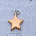 7108 - Star Gold - Resin Charm (12 per package)