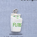 7128 - Dental Floss - Resin Charm (12 per package)