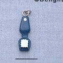 7131 - Toothbrush Blue - Resin Charm (12 per package)