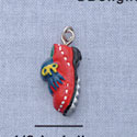 7155 - Golf Shoe Red - Resin Charm (12 per package)