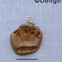 7158 - Baseball Glove - Resin Charm (12 per package)