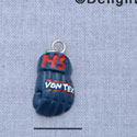 7166 - Hockey Glove - Resin Charm (12 per package)