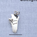 7172 - Sneaker White - Resin Charm (12 per package)